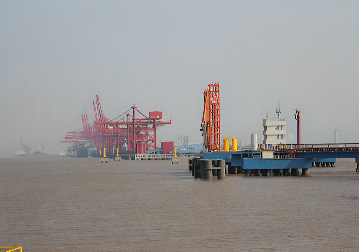 镇海炼化30万吨油码头